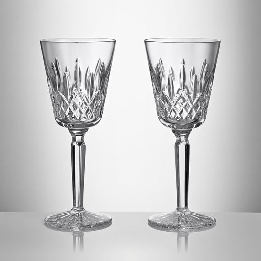 Waterford Lismore Tall Large Goblet Set of 2 - CRYSTAL 7012-021- RRP: AUD$339.00
