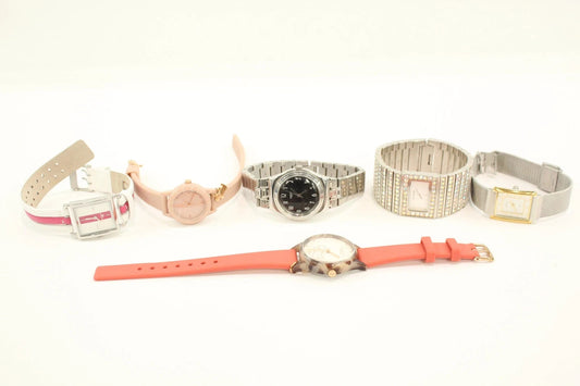 Womens Assorted Watches Quartz Inc Lacoste Swatch Skagen Working x 6