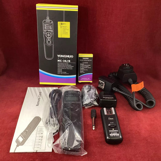 3x Assorted Yongnuo Camera Accessories & TTL Cable For Nikon