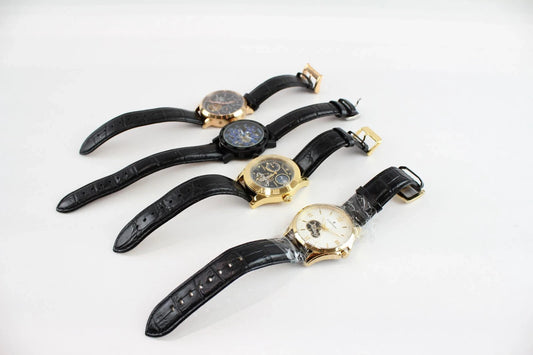 4x Men's Modern Mechanical Watches – Winner, Continuum – In Working Condition