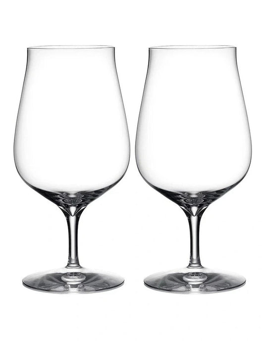 Waterford Craft Brew Hybrid Beer Glasses 800ml Set of 2 in Clear - New With Box