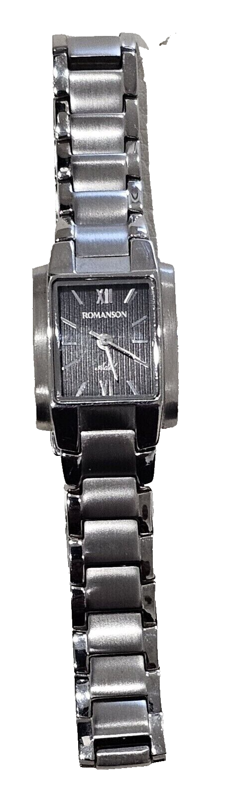 Romanson woman's black dial watch