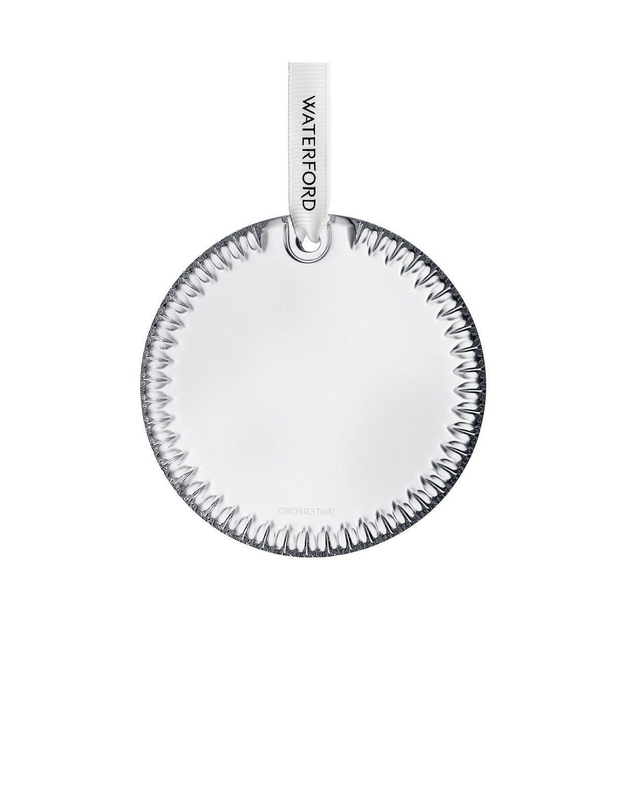 WATERFORD CHRISTMAS ROUND CRYSTAL DISC ORNAMENT 1077785- NEW IN BOX RRP: $129.00