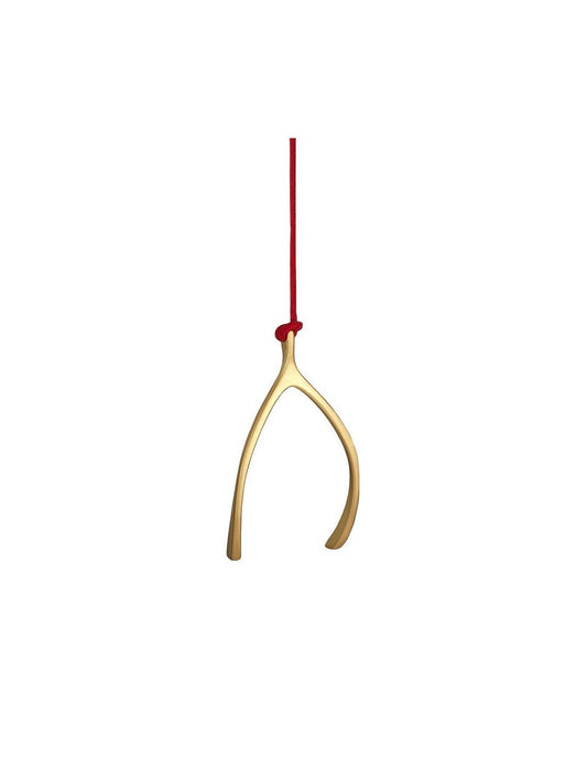 Waterford Christmas Wishbone Golden Ornament RRP: AUD$99.00