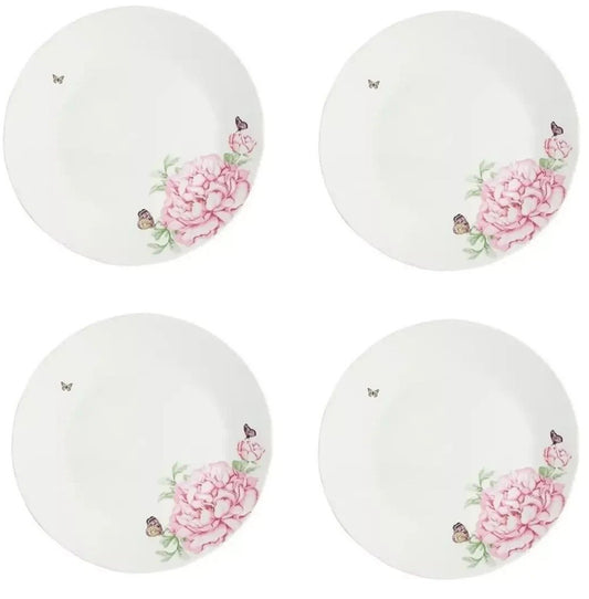 Royal Albert Miranda Kerr Everyday Friendship 4 Piece Dinner Plates -New in Box