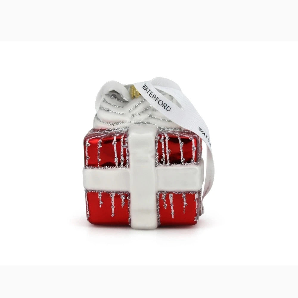 Waterford Holiday Heirlooms Red Gift Box Christmas Ornament Poland New In Box