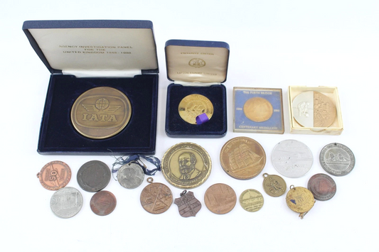 20x Medals/Medallions Inc Boxed Handy & Harman Centennial Industry Trade Etc.