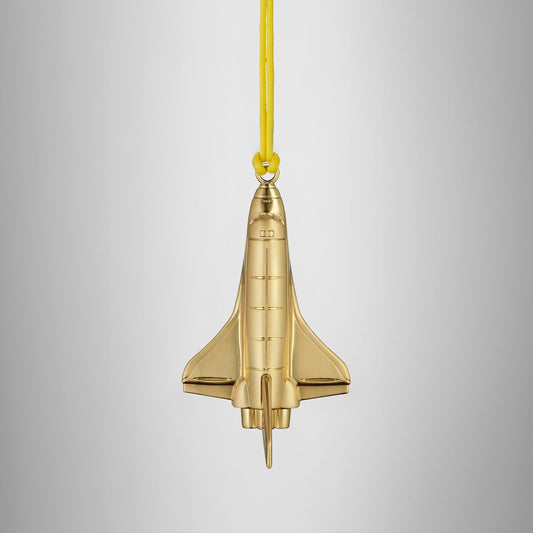 Waterford Golden Rocketship Hanging Ornament - RRP: AUD$99.00