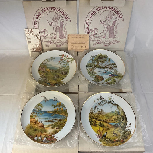 Bundle The Four Seasons of Australia Collector's Plate Set Nitto