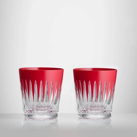 Waterford 2026 New Year Firework Red Tumblers Set of 2 Crystal NIB