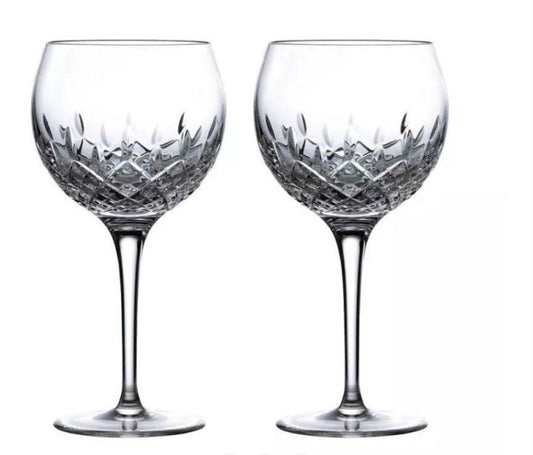 Royal Doulton R&D Collection Highclere Stemmed Crystal Balloon Glasses Set of 2