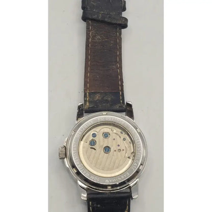 Earnshaw watch case back showing mechanical movement, Ref WB120588