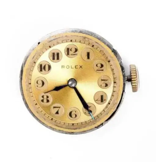 antique rolex adies watch 9ct gold front