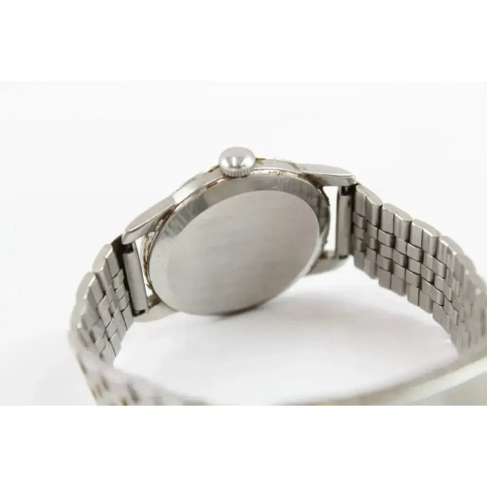 Omega hand wind watch on stainless steel band