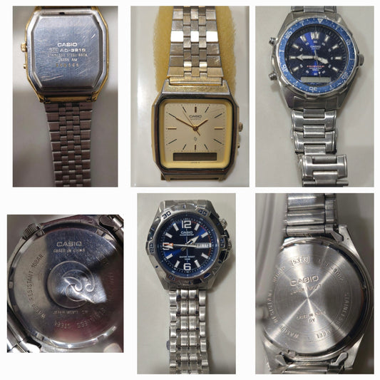 3X Men’s Casio Quartz Watches – Untested – Sold as is