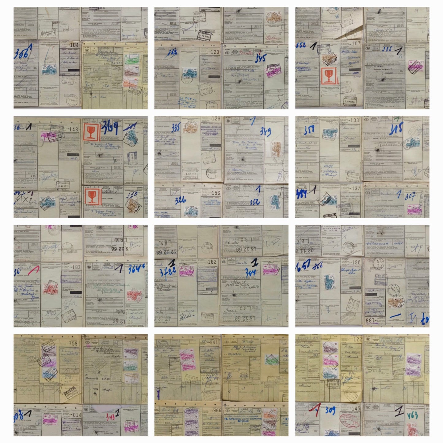 72 Certificated International Post Stamps III #0303