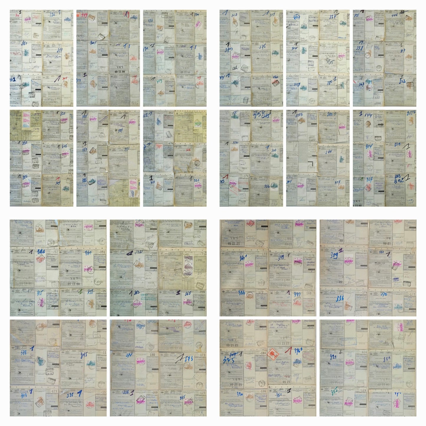 120 Certificated International Post Stamps IV #0303