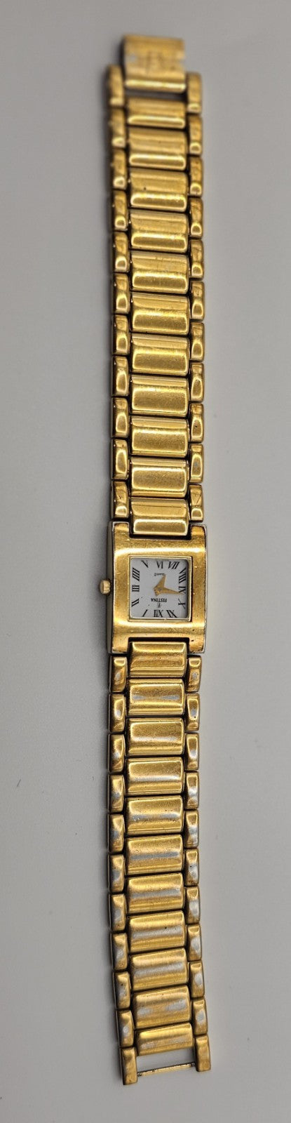 Women’s Festina Quartz Watch – Gold-Tone – In Working Condition