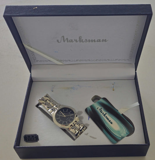 Men Marksman Watch Quartz UNTESTED - Sold as is