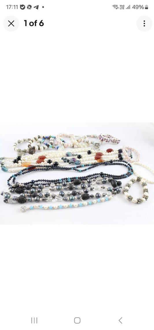 Cultured Pearl Jewellery Gemstone Freshwater Peacock x 15 #0307