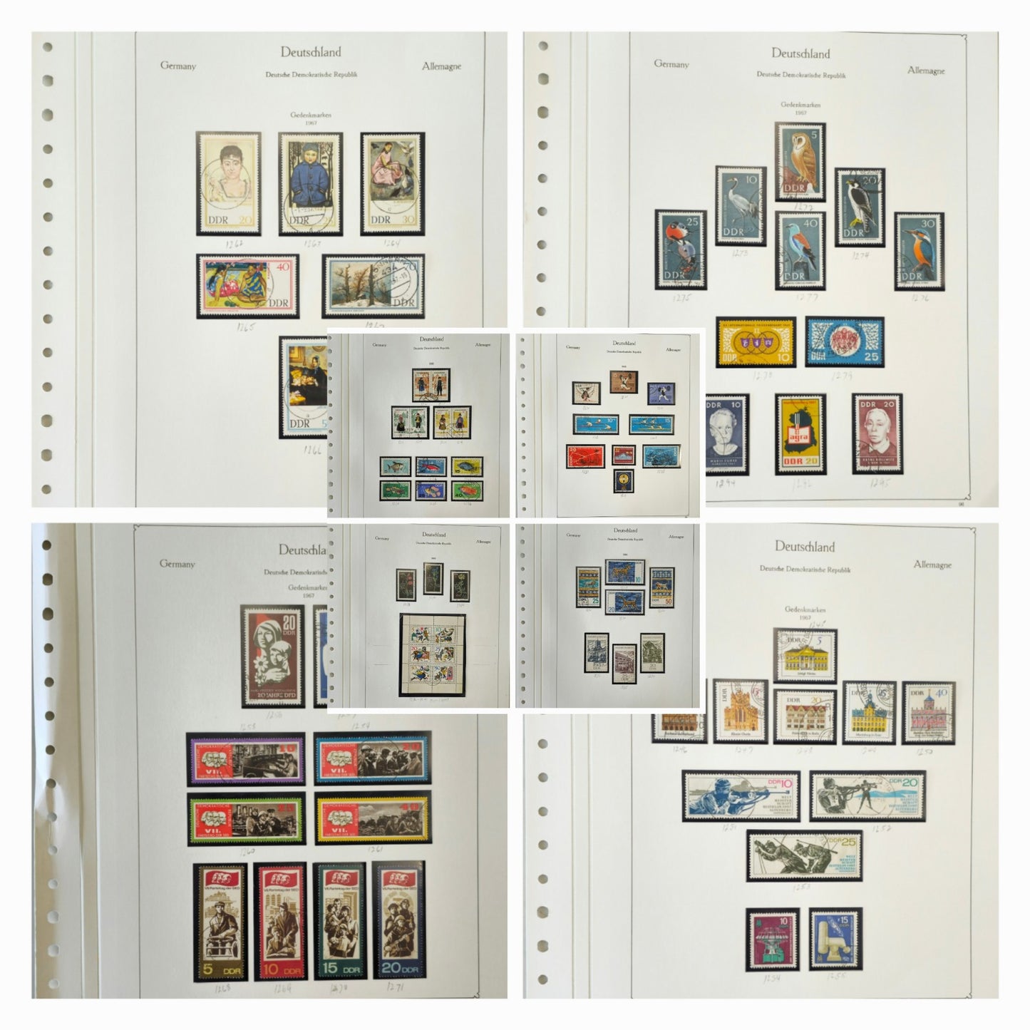 Vintage Valuable Deutsche Germany Post Stamps II #0301