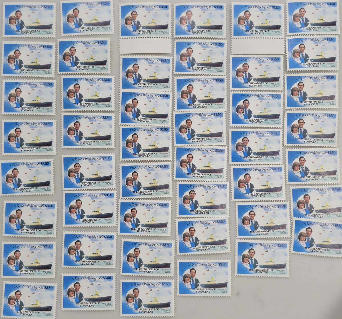 Collection of Grenadines of ST. Vincent 46x$3.5 Total $161 Mint Stamps #0307