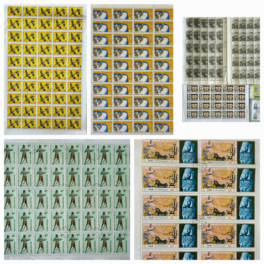 Vintage International Sheets Post Stamps #0301