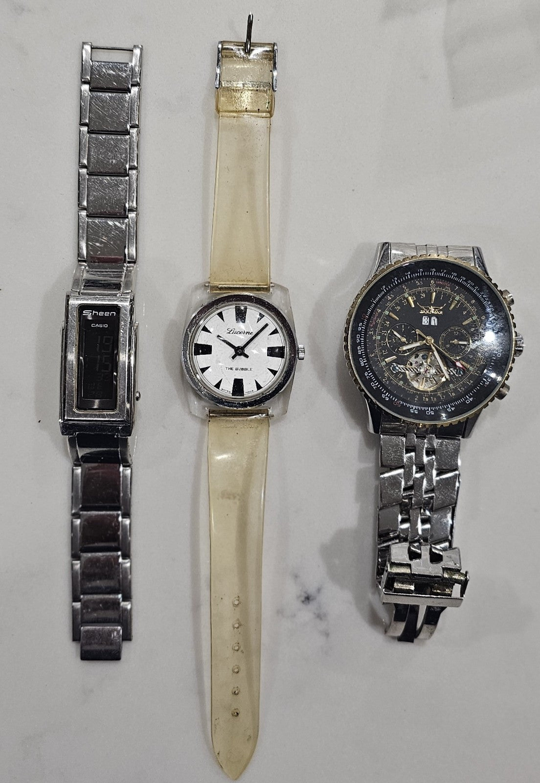 Mens Vintage Wristwatches Hand Wind Untested x 3