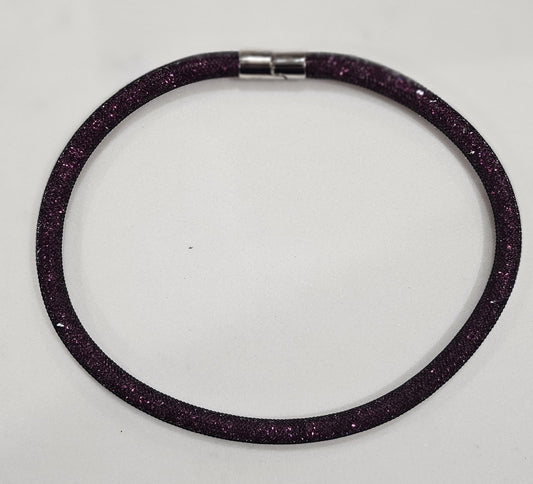 Swarovski Clear Stardust Crystal Mesh Necklace