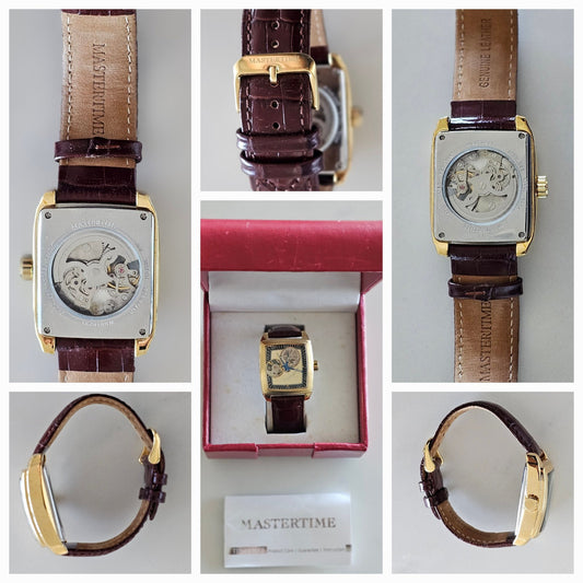 Mastertime Silver Tone Not Tested In Original Box #0307