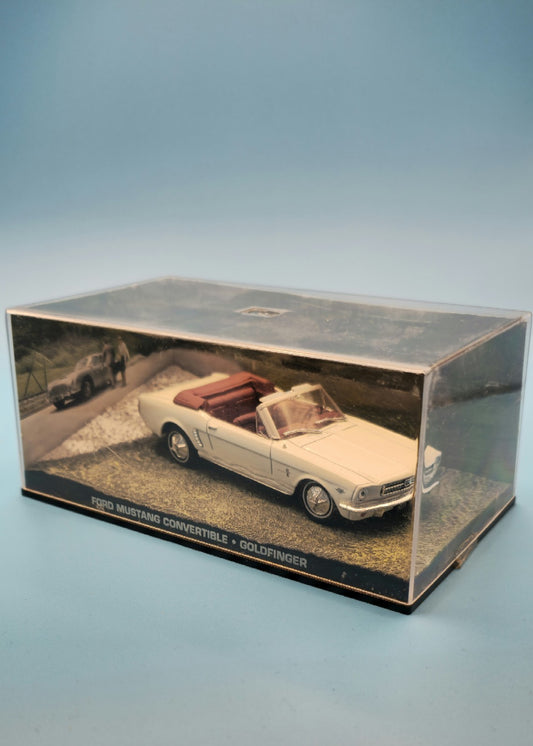 James Bond Die Cast Car Collection Scale 1:43 - Ford Mustang Convertible -Goldfi