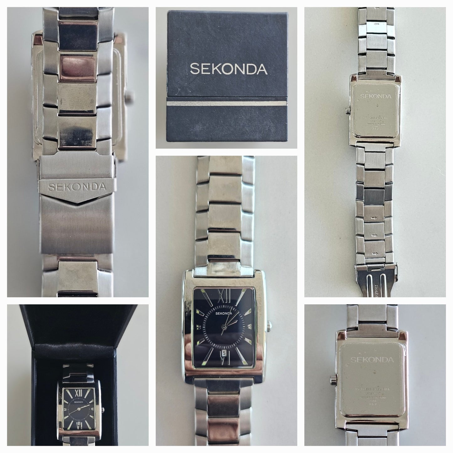 Sekonda Men's Silver-Tone Quartz Watch – Working – Near Mint – Original Box