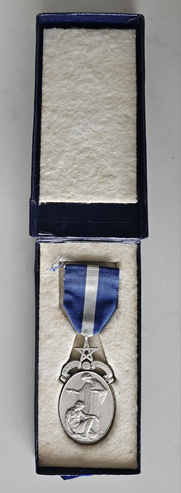 Boxed Masonic Jewel / Medal Inc Vintage Steward Enamel #0220