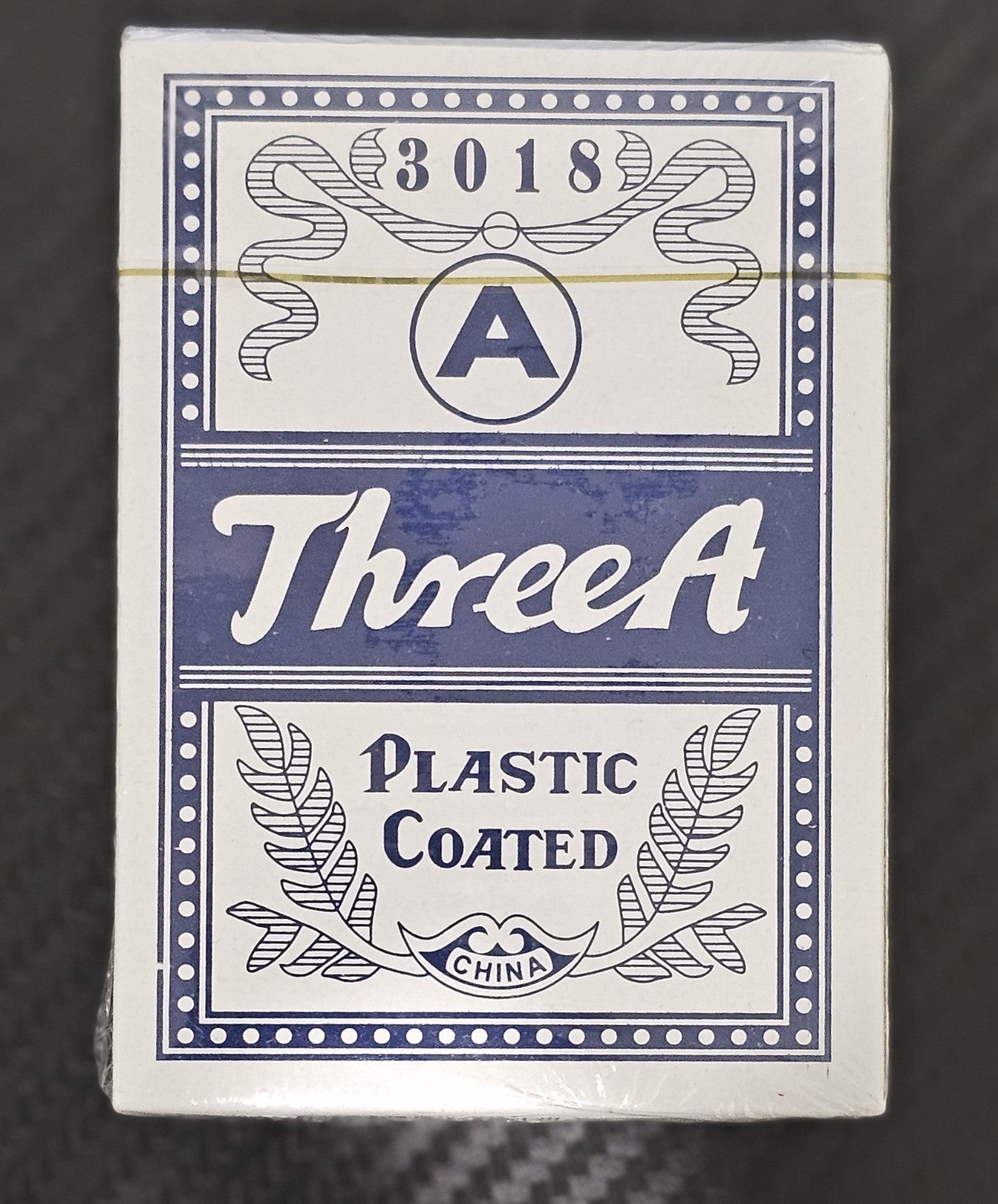 Vintage Three A 3018 A Plastic-Coated Poker Playing Cards