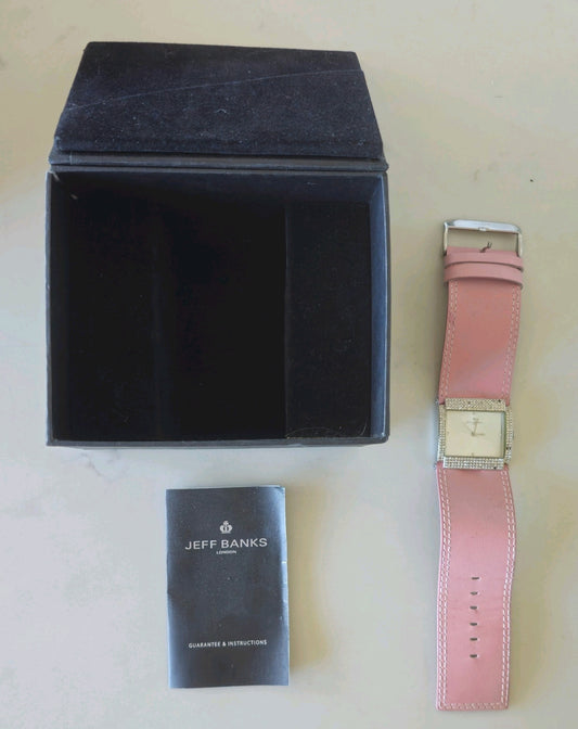 Women's Jeff Banks Watch Quartz, Working Condition - Boxed
