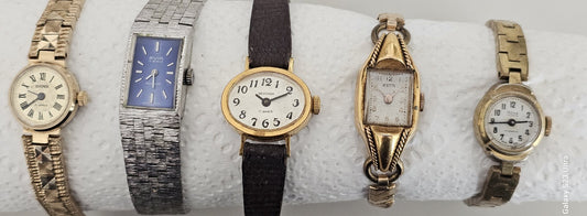 Women's Vintage Watches Hand-Wind Sekonda, Avia, Rone Astin. Untested x 5